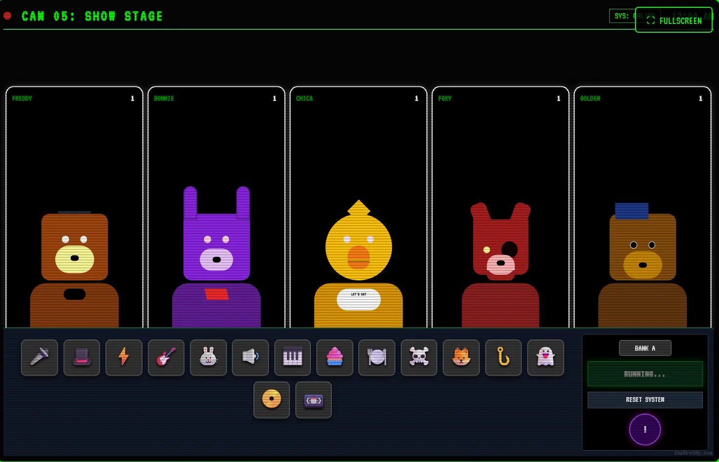 FNAF Sprunki Mod - All Characters Active